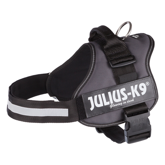 JULIUS-K9® Powersele - antracit - Stl. 0/M-L: 58-76 cm