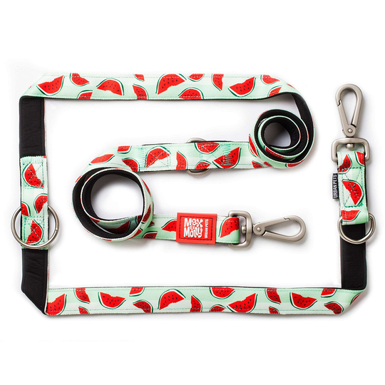 Max & Molly Watermelon multikoppel - Stl. S: 200 cm långt, 15 mm brett