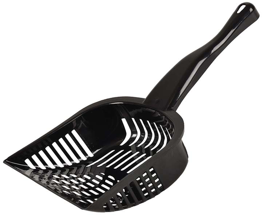 Stor svart spade