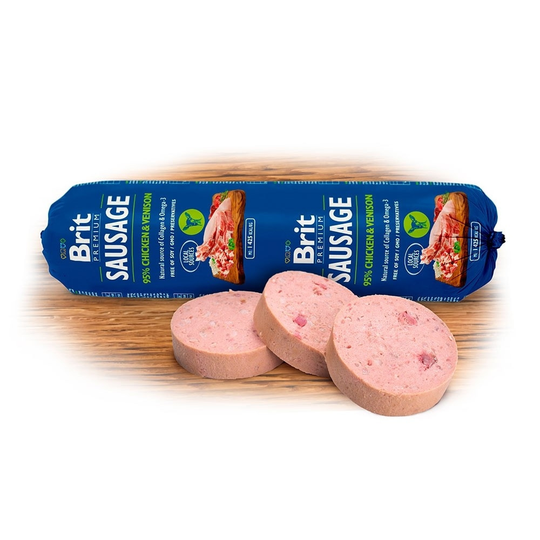Brit Premium Köttkorvar Kyckling & Hjort