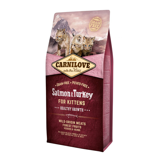 Carnilove Cat Kitten Lax & Kalkon (2 kg)