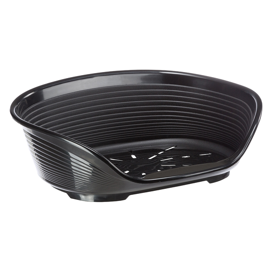 Ferplast Siesta Deluxe hundkorg svart - Stl 4: L 61,5 x B 45 x H 21,5 cm