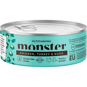 Kattmat Monster Cat Adult Multi Protein Chicken, Turkey, and Duck, 100 g