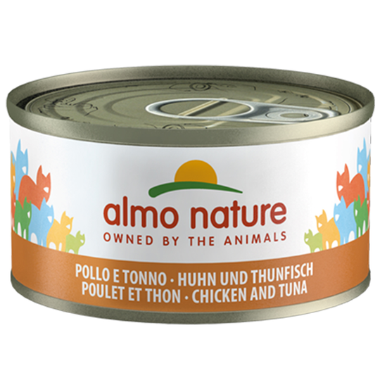 Ekonomipack: Almo Nature 24 x 70 g - Kyckling & tonfisk