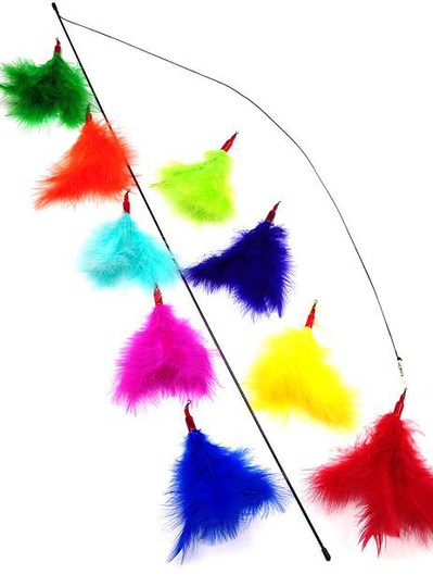 Kattleksak - Da Bird Kitty Puff- Tafs Go Cat