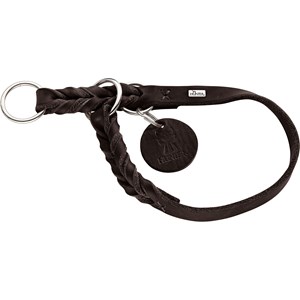 Hundhalsband Hunter Solid Education, Mörkbrun 60 cm