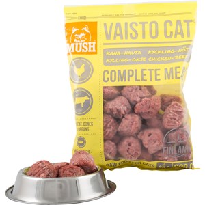 Kattmat MUSH Vaisto Cat Kyckling-Nöt, 0,8 kg