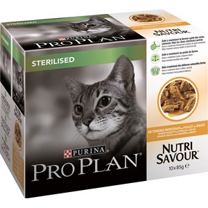 Kattmat Pro Plan Menybox Sterilised, 10 x 85 g