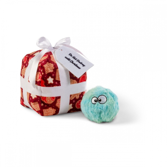 Little&Bigger Quirky X-mas Julklapp med Boll (Brun)