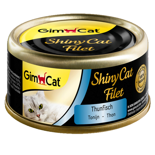 GimCat ShinyCat Filet 12 x 70 g - Tonfisk