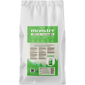 Valpfoder Monster Dog Grain Free Puppy Large/XL Lamb/Duck, 12 kg