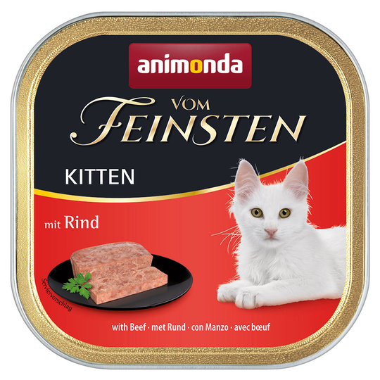 Ekonomipack: Animonda vom Feinsten Kitten 72 x 100 g Nötkött
