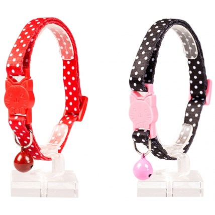 Katthalsband Duvo Dots, Rosa