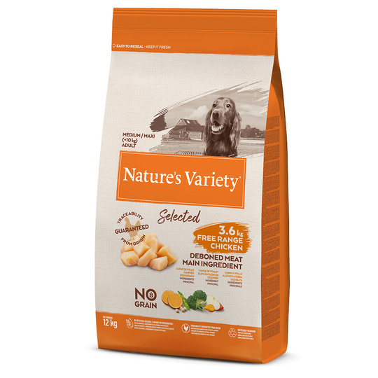 Nature's Variety Selected Medium Adult Free Range Chicken - 12 kg