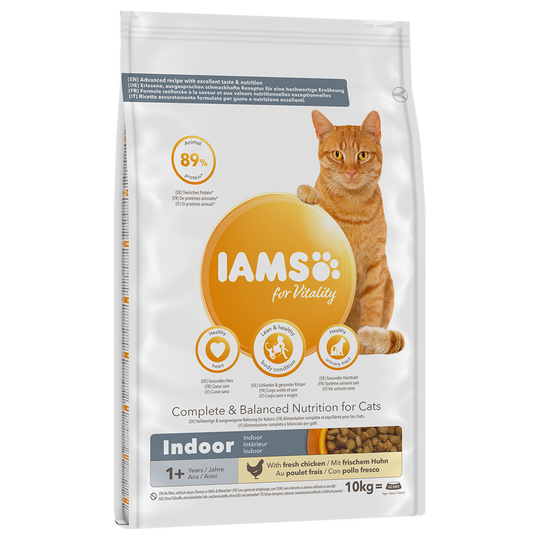 IAMS for Vitality Adult Indoor Chicken - 10 kg