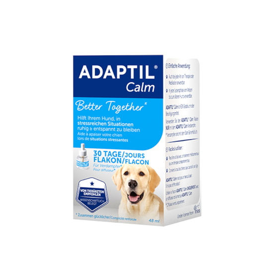 ADAPTIL® Calm doftavgivare + flaska 48 ml startset - Tillbehör: 1 x 48 ml påfyllnadsflaska