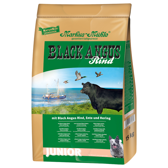 Markus-Mühle Black Angus Junior - Ekonomipack: 2 x 15 kg