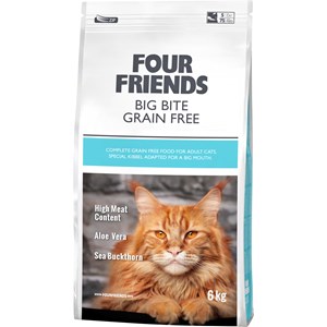 Kattmat Four Friends Grain Free Big Bite, 6 kg