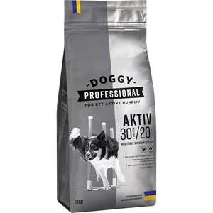 Hundfoder Doggy Professional Aktiv, 18 kg