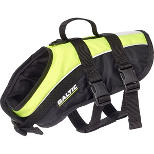Hundflytväst Baltic Mascot, Neongul/svart - gul, XS