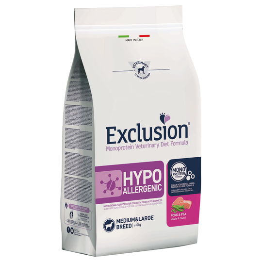 Exclusion Diet Hypoallergenic Pork & Pea 12 kg