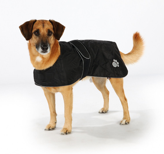 Orleans Hundtäcke i Fleece med Reflex - Svart 25