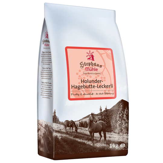 Stephans Mühle hästgodis Fläder-nypon - Ekonomipack: 3 x 1 kg