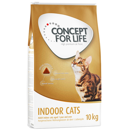 Concept for Life Indoor Cats - förbättrad formel! - Ekonomipack: 2 x 10 kg