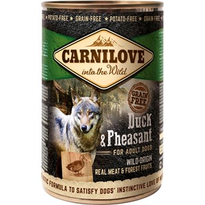 Hundfoder Carnilove Canned Duck & Pheasant 400g