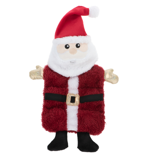Squeaky Santa hundleksak - 1 st
