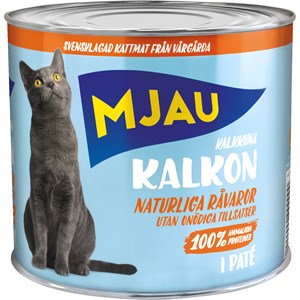 Kattmat Mjau Paté Kalkon, 635 g
