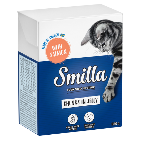Ekonomipack: Smilla Chunks i gelé 24 x 380 g Lax
