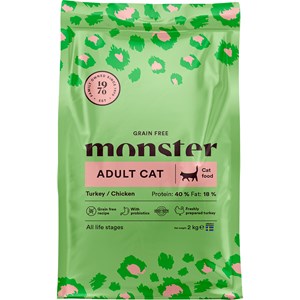 Kattmat Monster Cat Grain Free Adult Turkey/Chicken 2 kg
