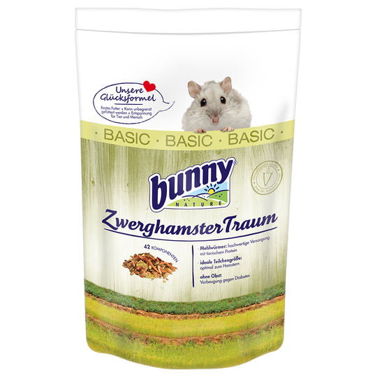 Bunny DvärghamsterDröm BASIC - Ekonomipack: 2 x 600 g