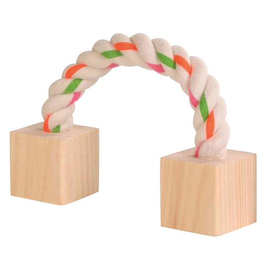 Trixie leksak med träklossar - ca L 20 cm