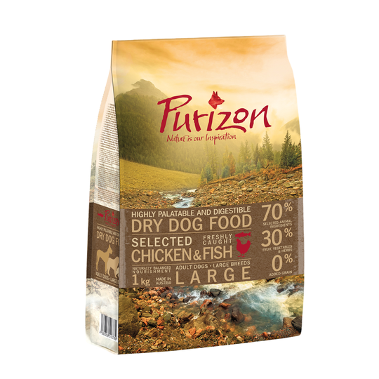 Purizon Large Adult Chicken & Fish - Grain Free - 4 kg