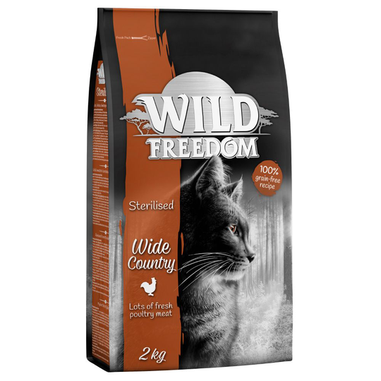Wild Freedom Adult "Wide Country" Sterilised - Poultry - Ekonomipack: 3 x 2 kg