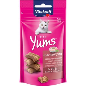 Kattgodis Vitakraft Cat Yums Leverkorv, 40 g