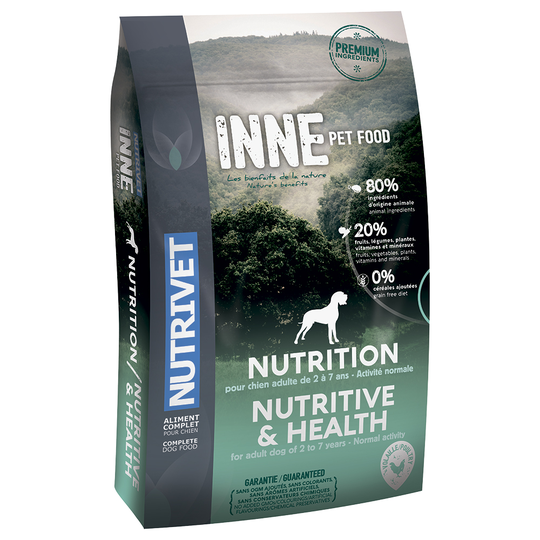 Ekonomipack: 2 x 12 kg Nutrivet Inne Dog hundfoder - Dog Nutritive