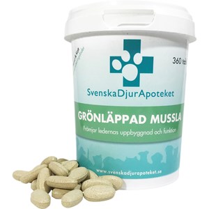 Kosttillskott Svenska Djurapoteket Grönläppad Mussla, 120-pack
