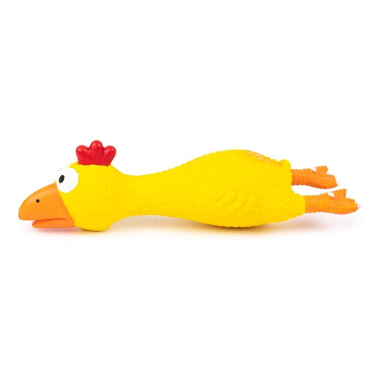 Little&Bigger Latex Long Neck Kyckling Gul 18 cm