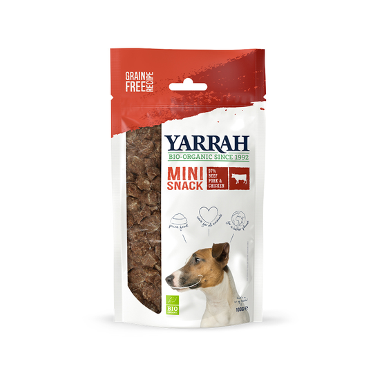 Yarrah Organic Mini Snack för hundar - 100 g