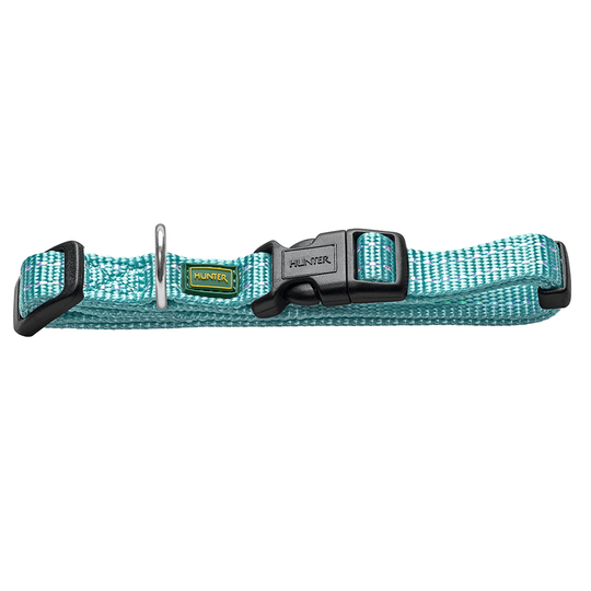 HUNTER Tripoli halsband ljusblått - Vario Basic stl. S: 25-35 cm halsomfång, B 10 mm