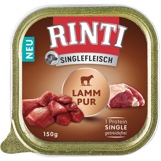 RINTI Single Pure 10 x 150 g - Lamm