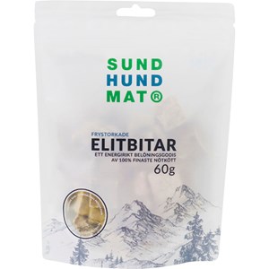 Hundgodis Sund hundmat Frystorkade elitbitar 60 g