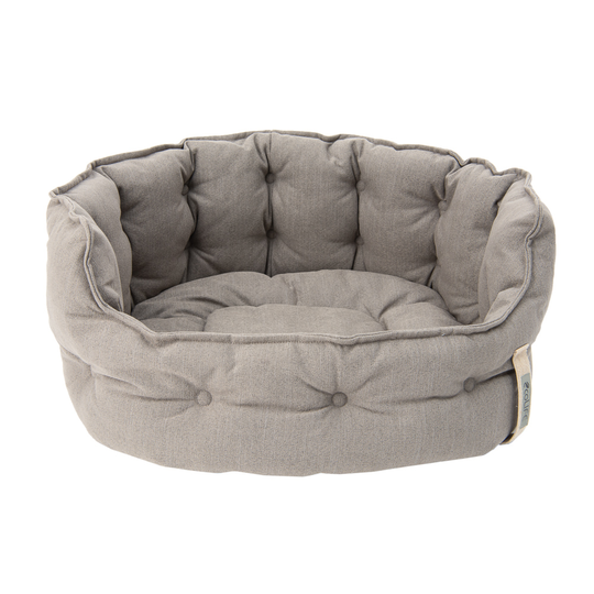 Cozy ecoLIFE grå hundsäng - L 64 x B 60 x H 30 cm