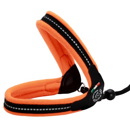 Kattsele Mjuk Tre Ponti Fleece Orange, 3