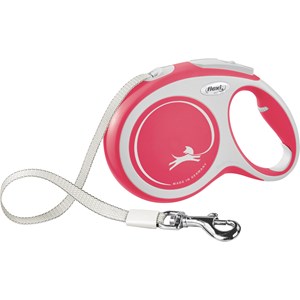 Koppel Flexi New Comfort Band L 8 m Röd