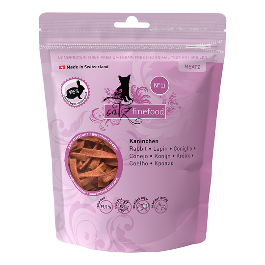 catz finefood Meatz Ekonomipack: 2 x 45 g N°11 Kanin