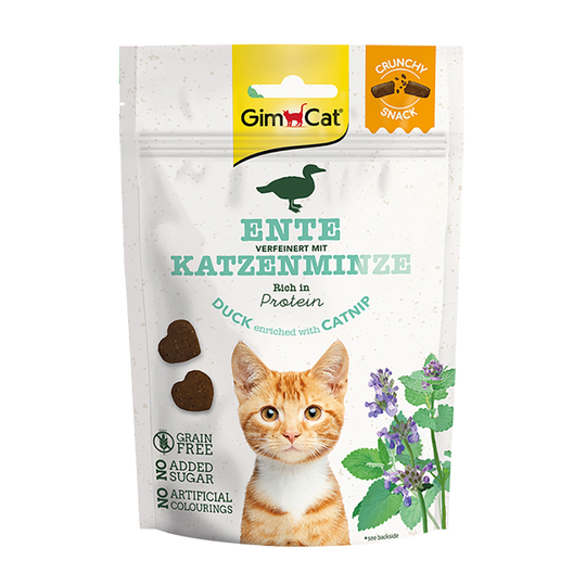 GimCat Crunchy Snacks - 50 g Anka med kattmynta